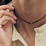 COLLANA ORION IN CORDA E OCCHIO DI TIGRE PDPAOLA