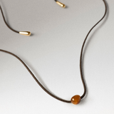 COLLANA ORION IN CORDA E OCCHIO DI TIGRE PDPAOLA
