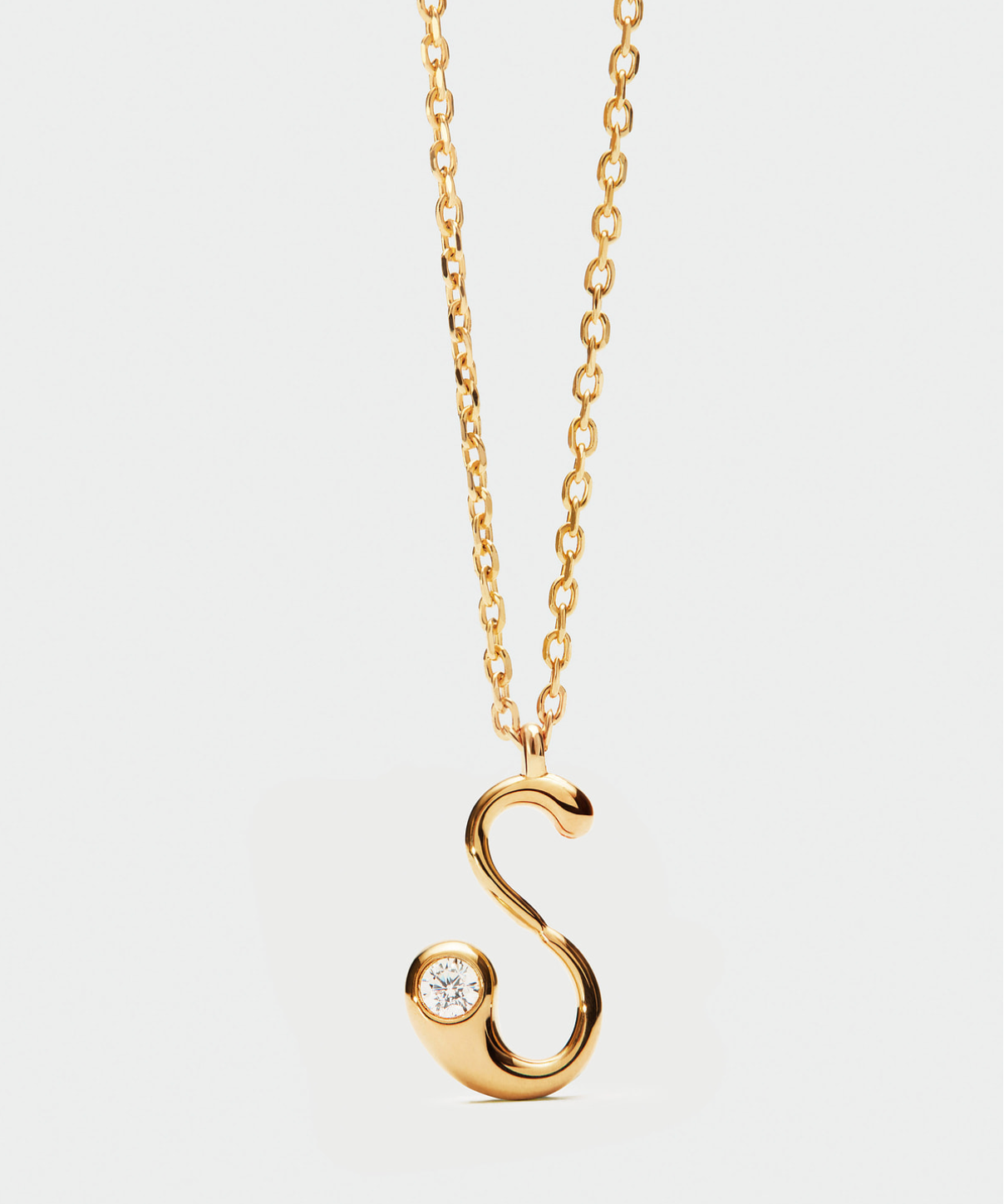 COLLANA CON PENDENTE CON INIZIALE PDPAOLA
