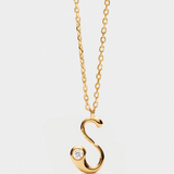 COLLANA CON PENDENTE CON INIZIALE PDPAOLA