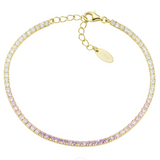 Bracciale Tennis degradé con Zirconi Amen