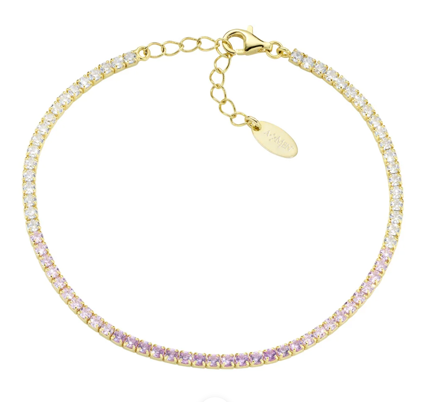 Bracciale Tennis degradé con Zirconi Amen
