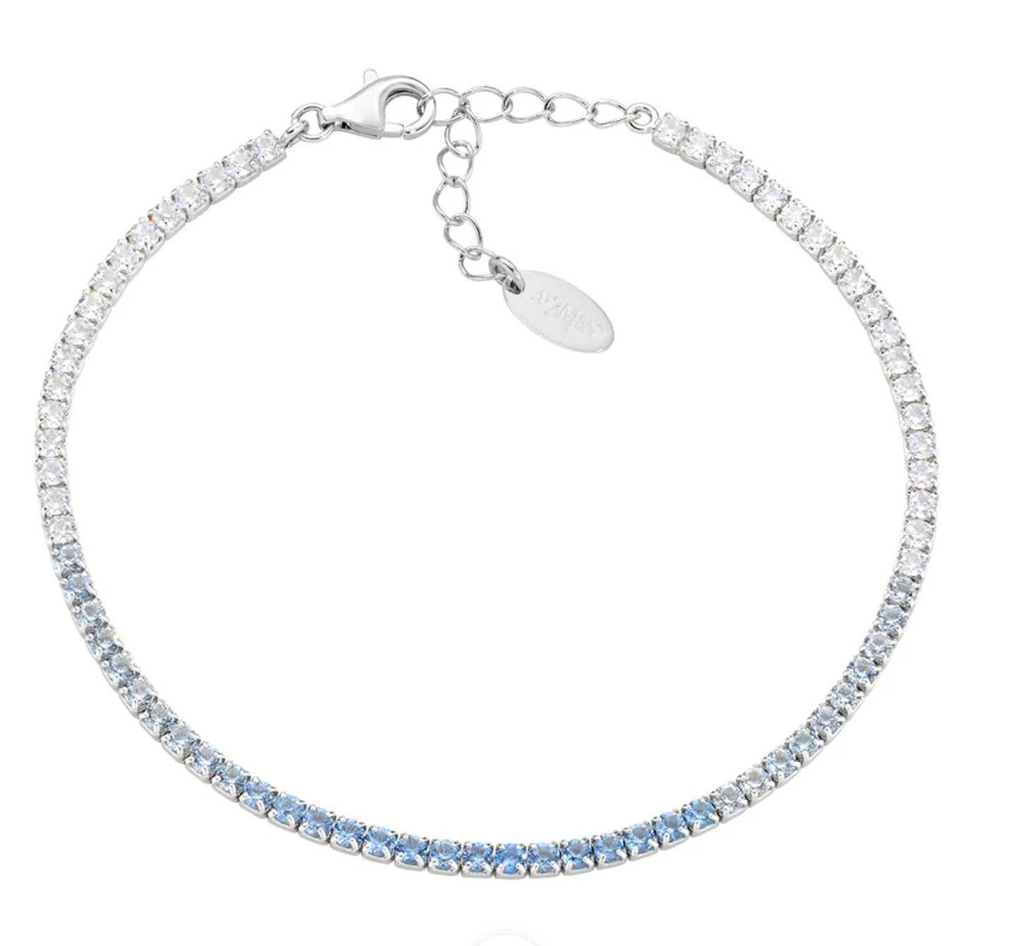 Bracciale Tennis degradé con Zirconi Amen